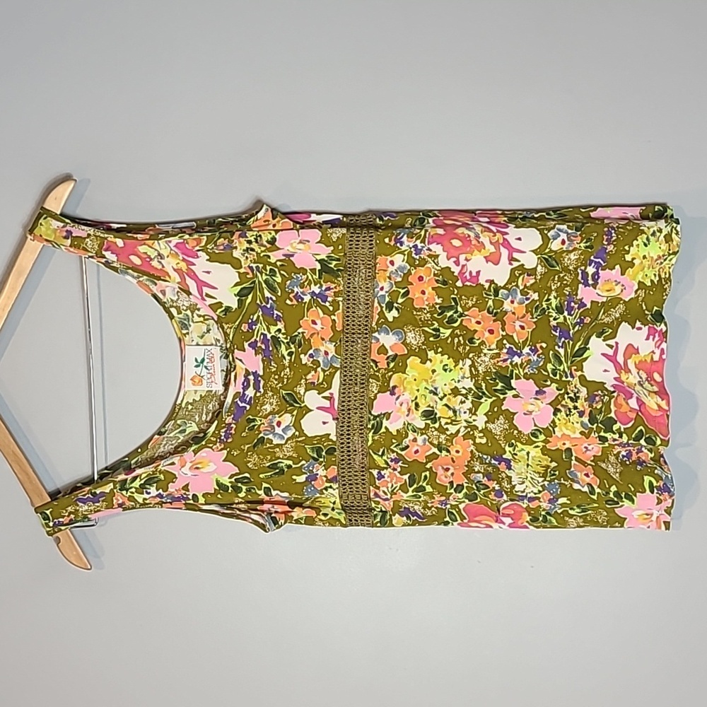 Sportmax Floral Blouse Crochet Y2K Vintage Size Medium Cottage‎ Luxury Italy